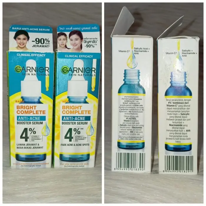 Garnier Bright Complete Anti Acne Booster Serum 30ml - Image 7