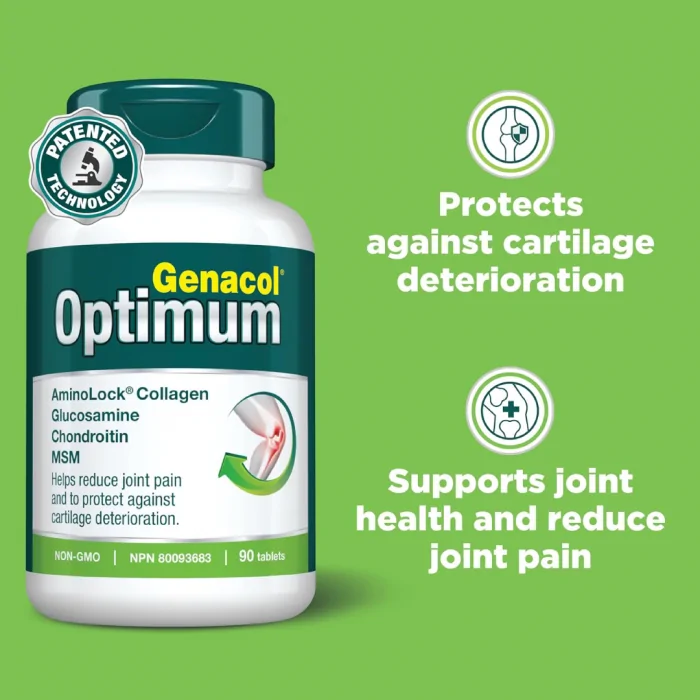 Genacol Glucosamine Chondroitin MSM & Collagen Supplement | 90 Tablets - Image 4