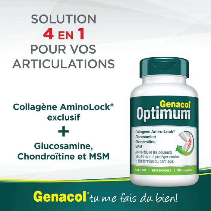 Genacol Glucosamine Chondroitin MSM & Collagen Supplement | 90 Tablets - Image 2
