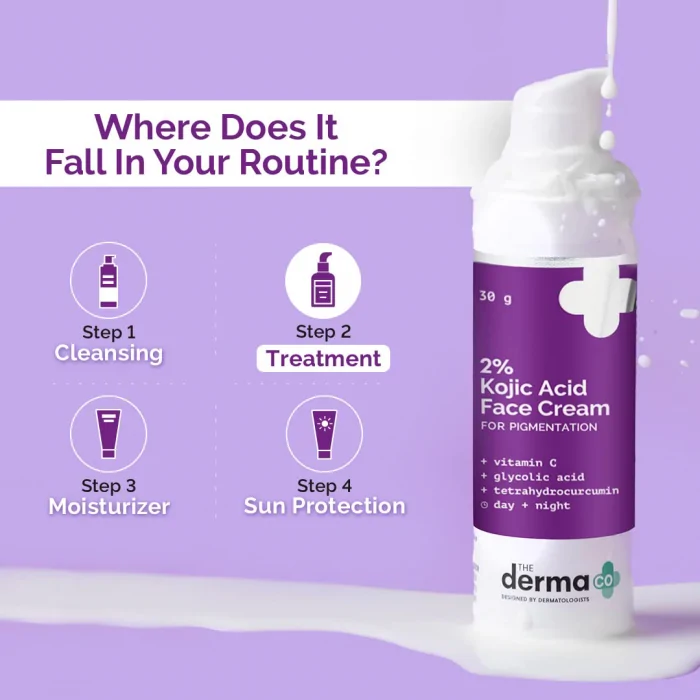 The Derma Co Face Cream Infused with Vitamin C | Damage Repair Moisturizer | Suits All Skin Types | 30ml - Image 2