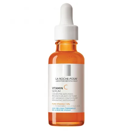 La Roche-Posay Pure 10% Vitamin C Serum For Face With Hyaluronic Acid & Salicylic Acid (Packaging May Vary)