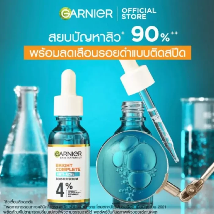 Garnier Bright Complete Anti Acne Booster Serum 30ml - Image 6