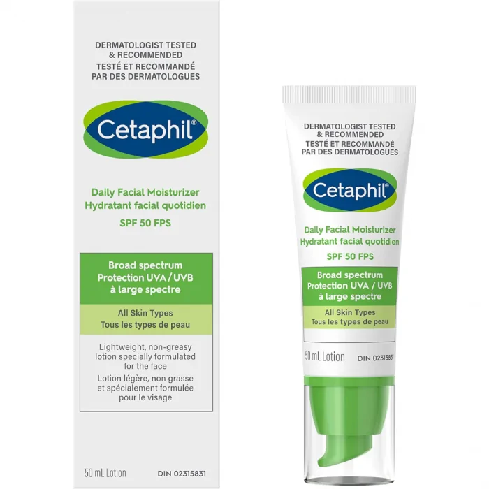 Cetaphil daily Facial Moisturizer SPF 50 , 50ml - Image 1