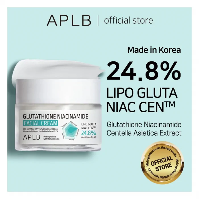 APLB Glutathione Niacinamide Facial Cream 55ml - Image 2