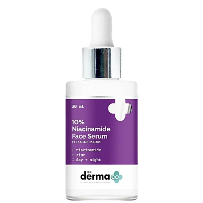 The Derma Co 10% Niacinamide Serum  30ml | Fades Acne Marks & Dark Spots | Controls Oil - Image 1