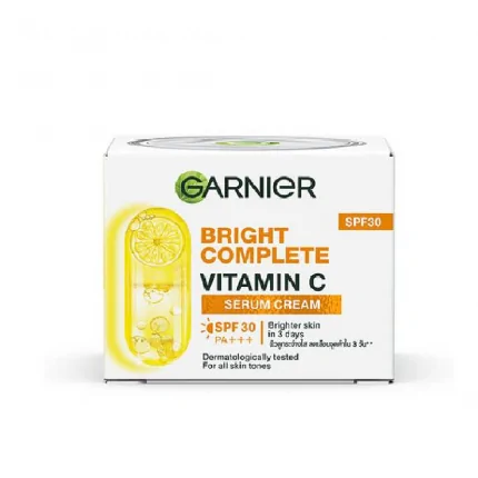 ( Discounted Product ) Garnier Bright Complete Vitamin C Serum Cream 50ml (Packaging May Vary )