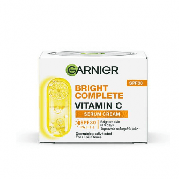 ( Discounted Product ) Garnier Bright Complete Vitamin C Serum Cream 50ml (Packaging May Vary ) - Image 1