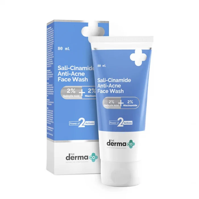 The Dermaco Co Sali-Cinamide Anti-Acne Face Wash | with 2% Salicylic Acid & 2% Niacinamide - Image 1
