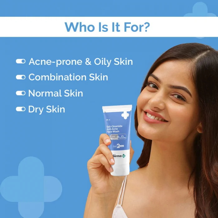The Dermaco Co Sali-Cinamide Anti-Acne Face Wash | with 2% Salicylic Acid & 2% Niacinamide - Image 4
