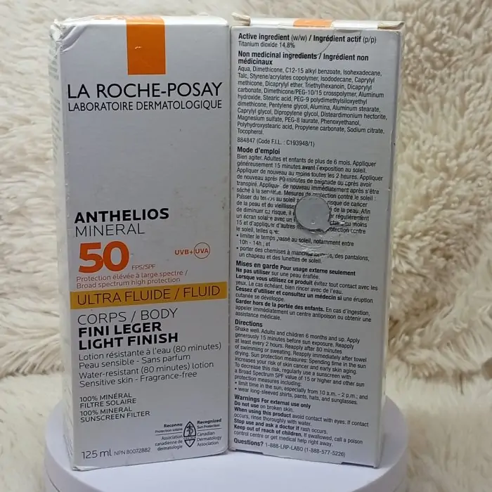 La Roche-Posay Anthelios Mineral SPF50 Light Finish Mineral Sunscreen 125ml - Image 3