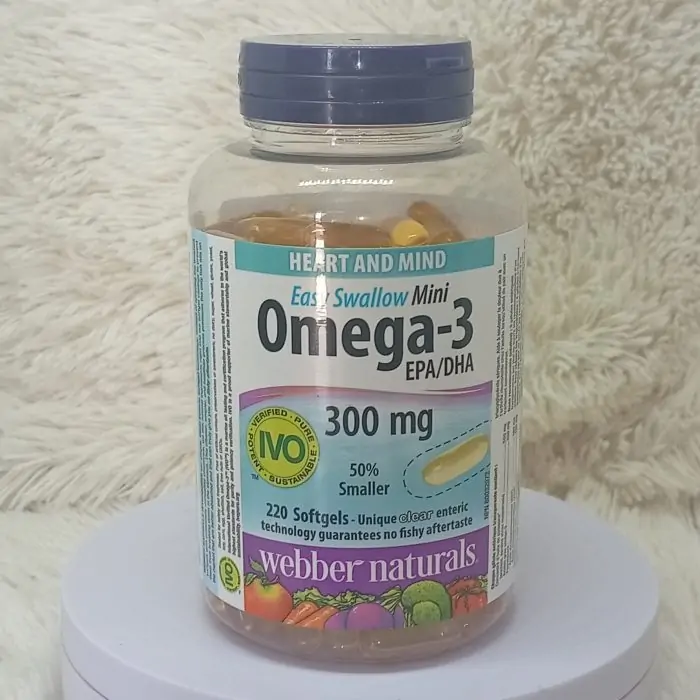 Webber Naturals Easy-Swallow Mini Omega-3, 300 Mg 220-Count - Image 5