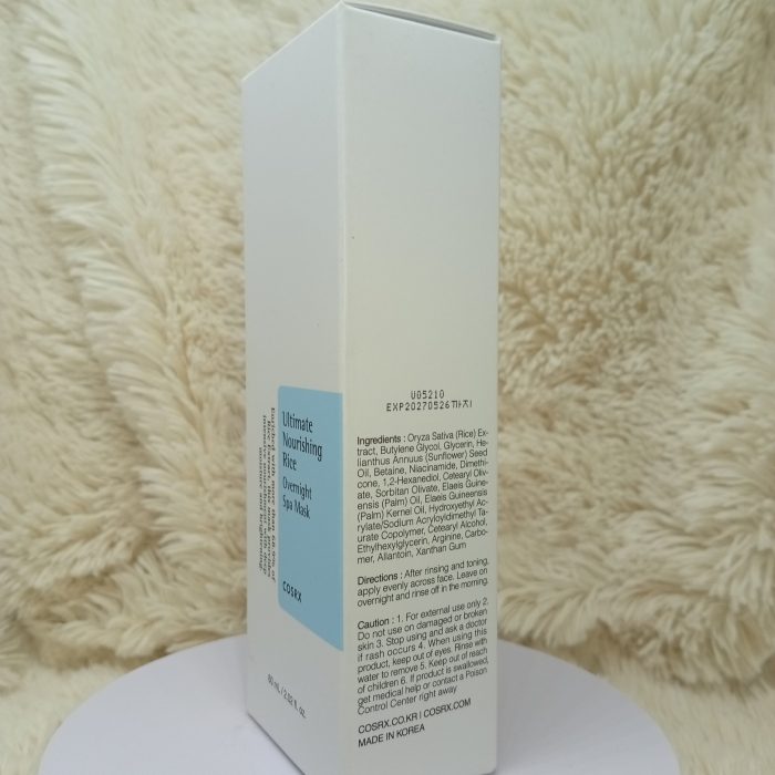 COSRX Ultimate Nourishing Rice Overnight Spa Mask, 60ml - Image 11