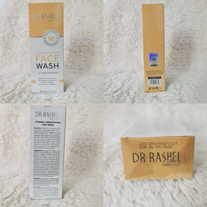 Dr. Rashel Vitamin C Brightening Face Wash 100ml - Image 4