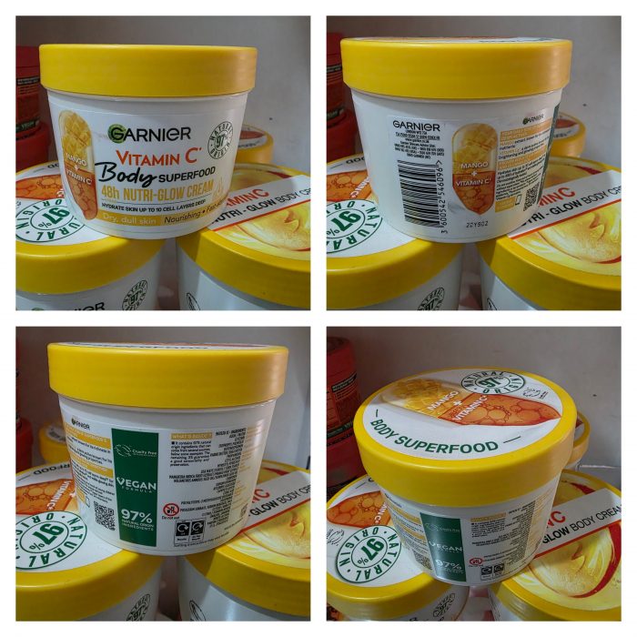 Garnier Body Superfood Vitamin C Nutri Glow Body Cream 380ml - Image 6