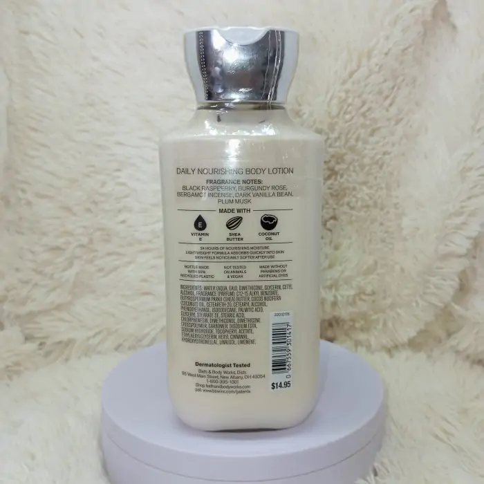 Bath And Body Works Dark Kiss Daily Nourishing Body Lotion 236 ml - Image 2