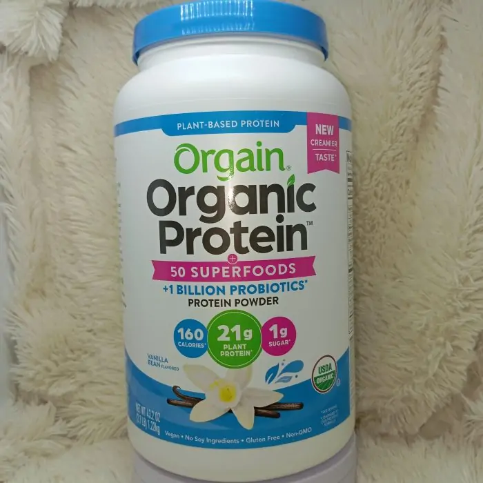 Orgain organic Proteine 160Calories  21Plant Proteine 1g Sugar 1.22Kg - Image 7