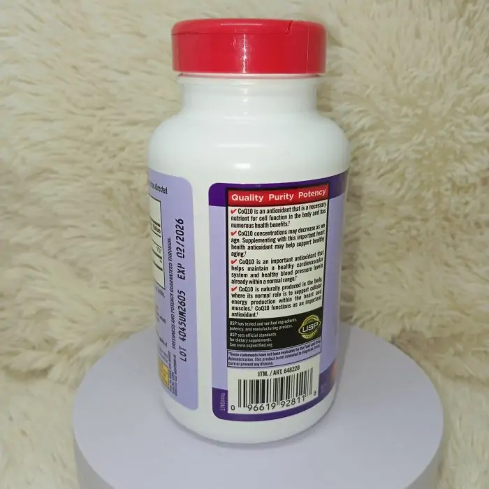 Kirkland Signature CoQ10 300mg 100 Softgels - Image 6
