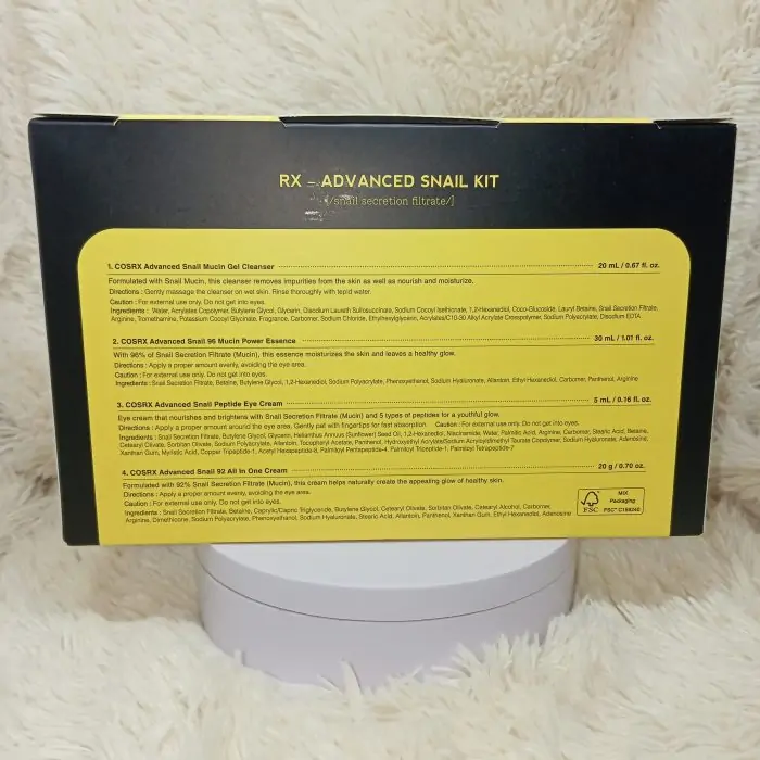 COSRX All About Snail Mucin Korean Skin Care Set - Image 6