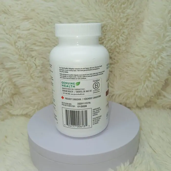 Genuine Health Omega3+ Triple-Strength + D3, 60 softgels - Image 2