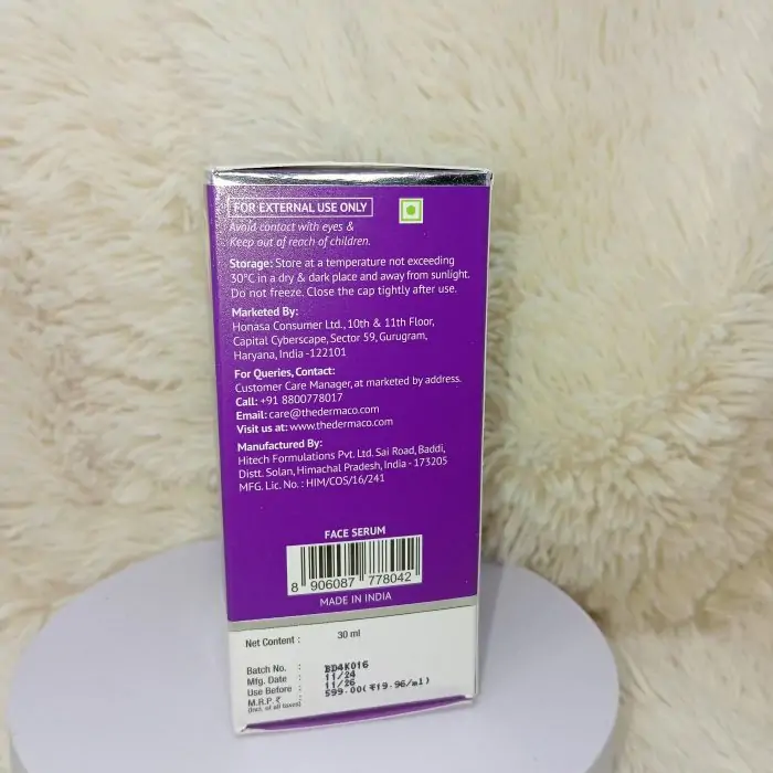 The Derma Co Pore Minimizing Face Serum for open Pores 30 ml - Image 8
