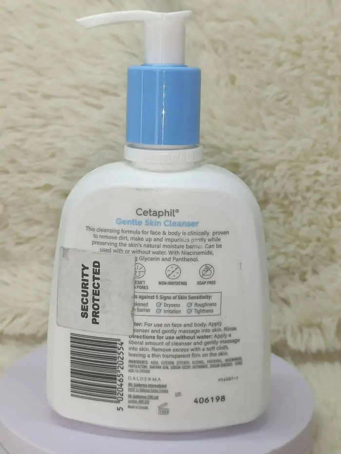 Cetaphil Gentle Skin Cleanser, Normal To Dry Sensitive Skin , 236ml - Image 6