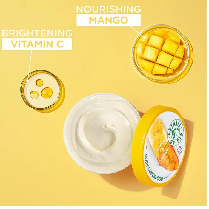 Garnier Body Superfood Vitamin C Nutri Glow Body Cream 380ml - Image 4