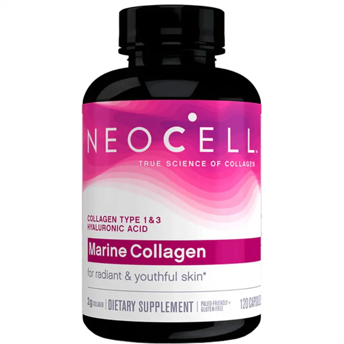 NeoCell, Marine Collagen With Hyaluronic Acid, 120 Capsules USA (Packaging may vary) - Image 4