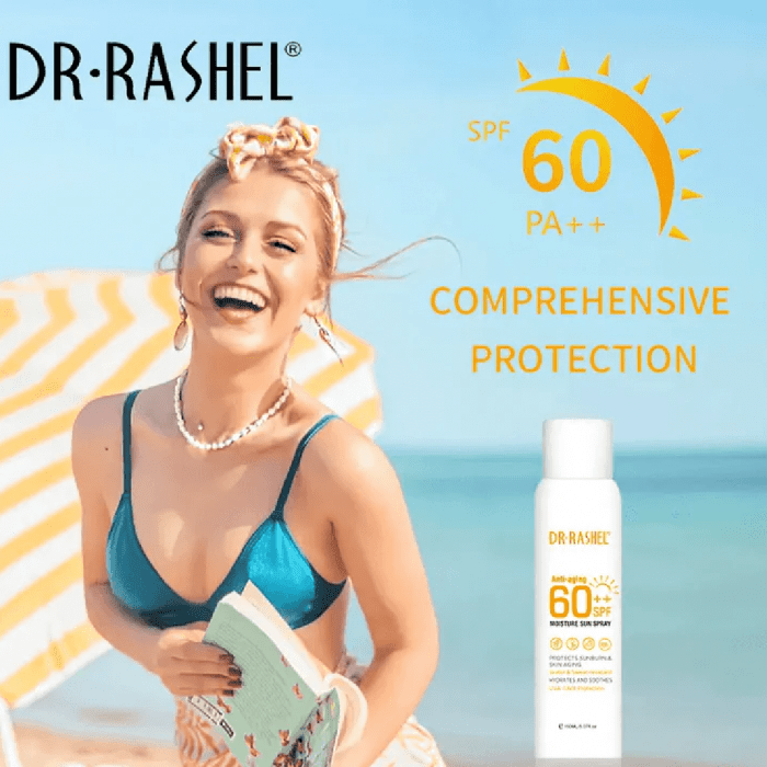 Dr.Rashel Anti Aging Moisturizing SPF60 Sun Protective Spray 150ml - Image 3