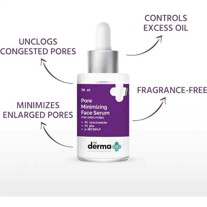 The Derma Co Pore Minimizing Face Serum for open Pores 30 ml - Image 2