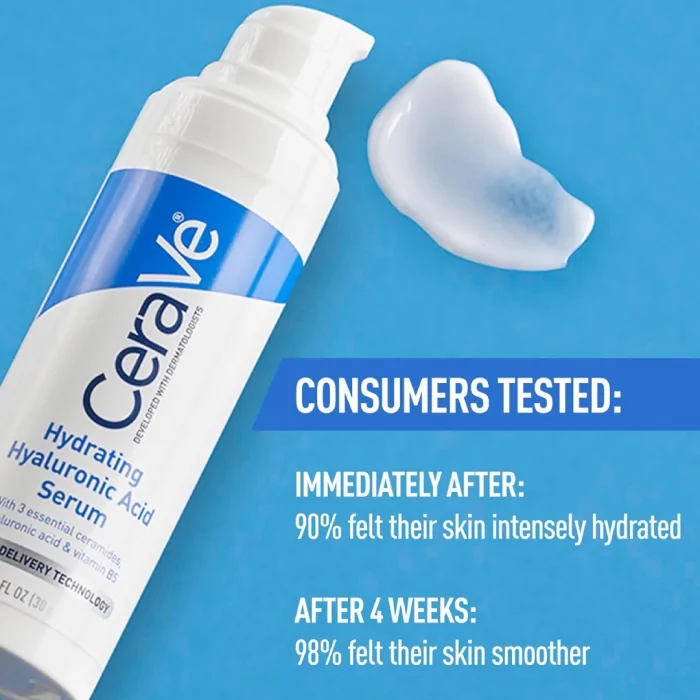 CeraVe Hydrating Hyaluronic Acid Serum 30ml - Image 2