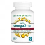 Genuine Health Omega3+ Triple-Strength + D3, 60 softgels