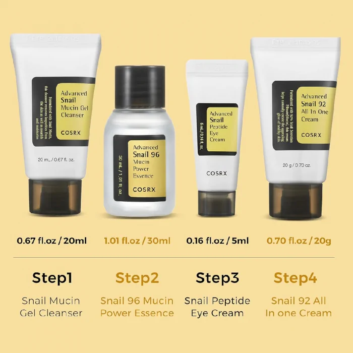 COSRX All About Snail Mucin Korean Skin Care Set - Image 3