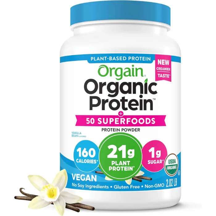 Orgain organic Proteine 160Calories  21Plant Proteine 1g Sugar 1.22Kg - Image 1