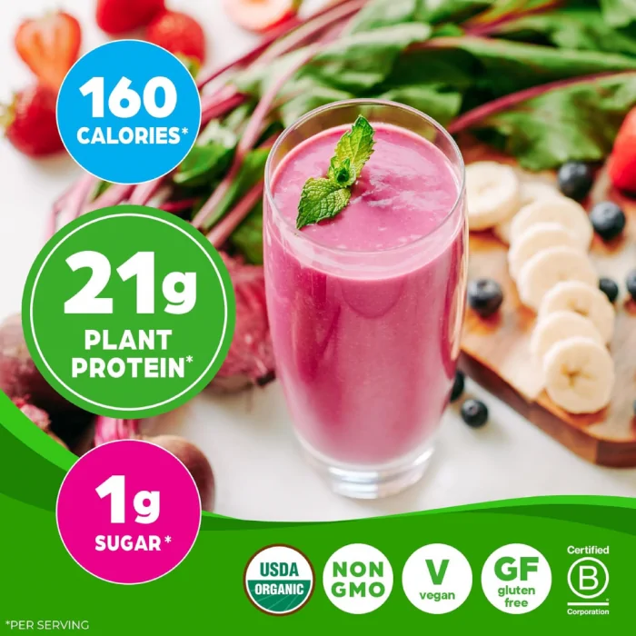 Orgain organic Proteine 160Calories  21Plant Proteine 1g Sugar 1.22Kg - Image 2