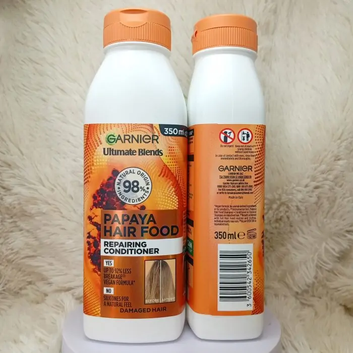 Garnier Papaya Hair Food Repairing Conditioner 350 ml - Image 7