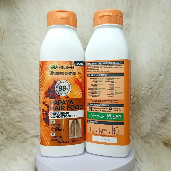 Garnier Papaya Hair Food Repairing Conditioner 350 ml - Image 5