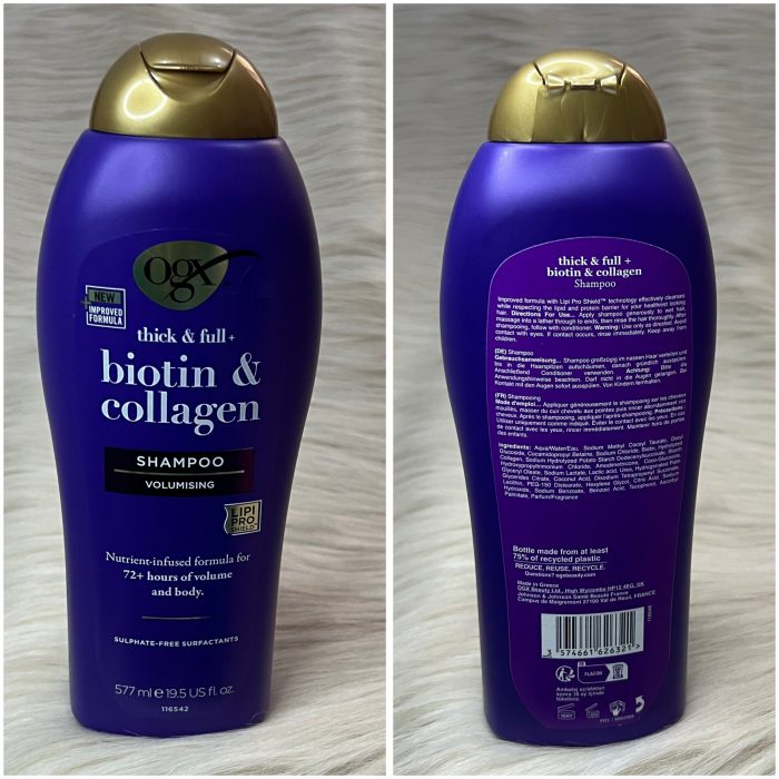 OGX - Thick & Full+ Biotin & Collagen Shampoo - 577ml - Image 2