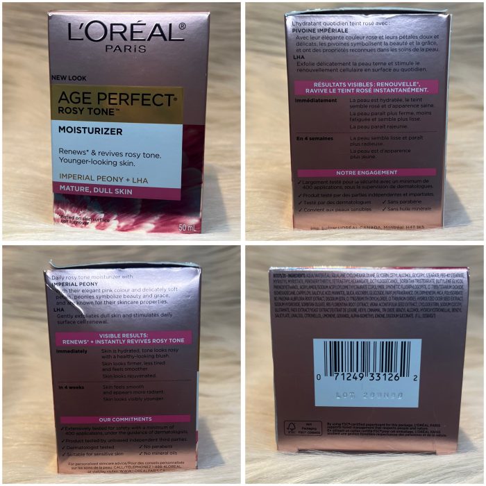 L'Oreal Paris Age Perfect Rosy Tone Anti-Aging Face Moisturizer, Renew & Revive Healthy Tone 50ml - Image 6