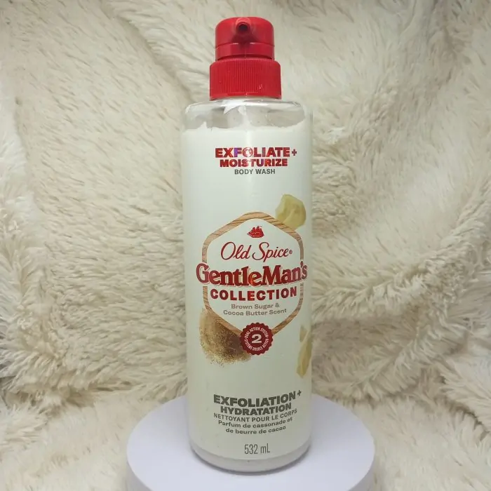 Old Spice Gentleman's Collection Exfoliating Body Wash, Brown Sugar & Cocoa Butter, 532ml - Image 5