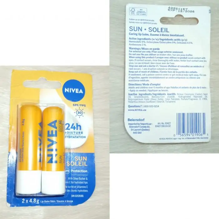 NIVEA Sun Caring Lip Balm Sticks with SPF 30, Duo Pack (2 x 4.8 g) - Image 5