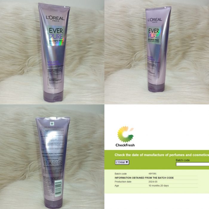 L’Oréal Paris Ever Pure Sulfate Free Volume Shampoo 250ml - Image 4
