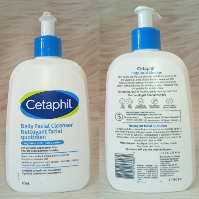 Cetaphil Daily Facial Cleanser, Fragrance Free, 473ml - Image 6