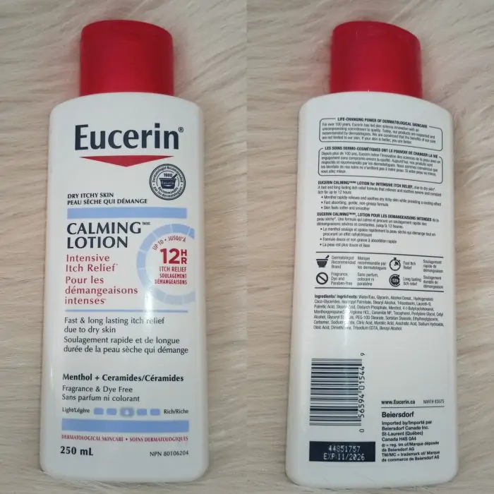 Eucerin Calming Lotion for Intensive Itch Relief 250ml - Image 5