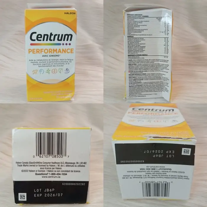 ( Discounted Product ) Centrum Supplement Performance, 75 Tablets - Image 2