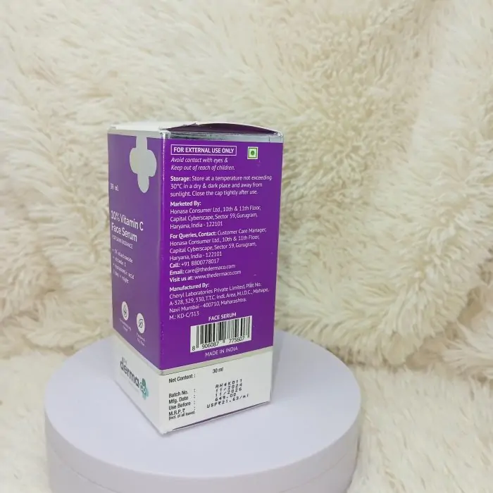 The Derma Co 10% Vitamin C Face Serum 30ml( Packaging May Vary ) - Image 6