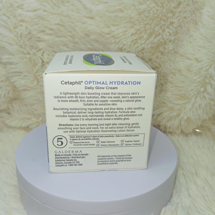 Cetaphil Optimal Hydration Daily Glow Cream | For Sensitive, Dry and Dehydrated Skin | 48g - Image 6