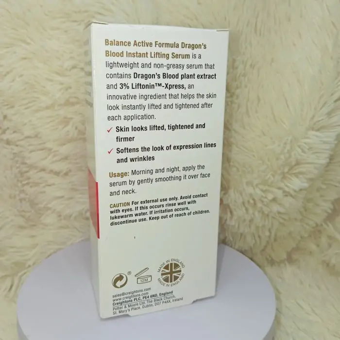 BALANCE Active Formula Dragon’s Blood Instant Lifting Serum 30ml - Image 9
