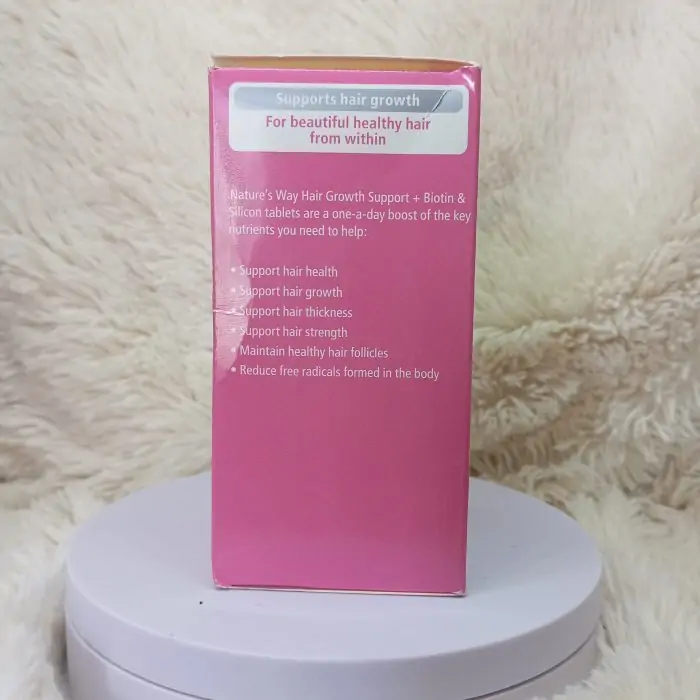 Nature’s Way Hair Growth Support + Biotin & Silicon 30 Tablets - Image 8