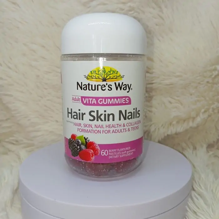 Nature's Way Adult Vita Gummies Hair Skin Nail 60 Gummies - Image 5