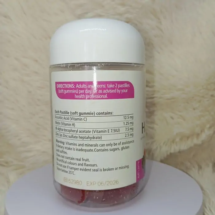 Nature's Way Adult Vita Gummies Hair Skin Nail 60 Gummies - Image 7